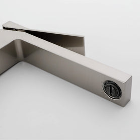 Minimalist Square Monolithic Single-Handle Tall Vessel Faucet