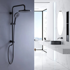 10" Rainfall Bathroom Shower Head 3-Function Handheld Shower Head With Slide Bar (Main Body Not Included)