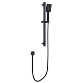Matte Black Handheld Shower Head With Slide Bar And Hose ( Main Body or Valve Not Included )