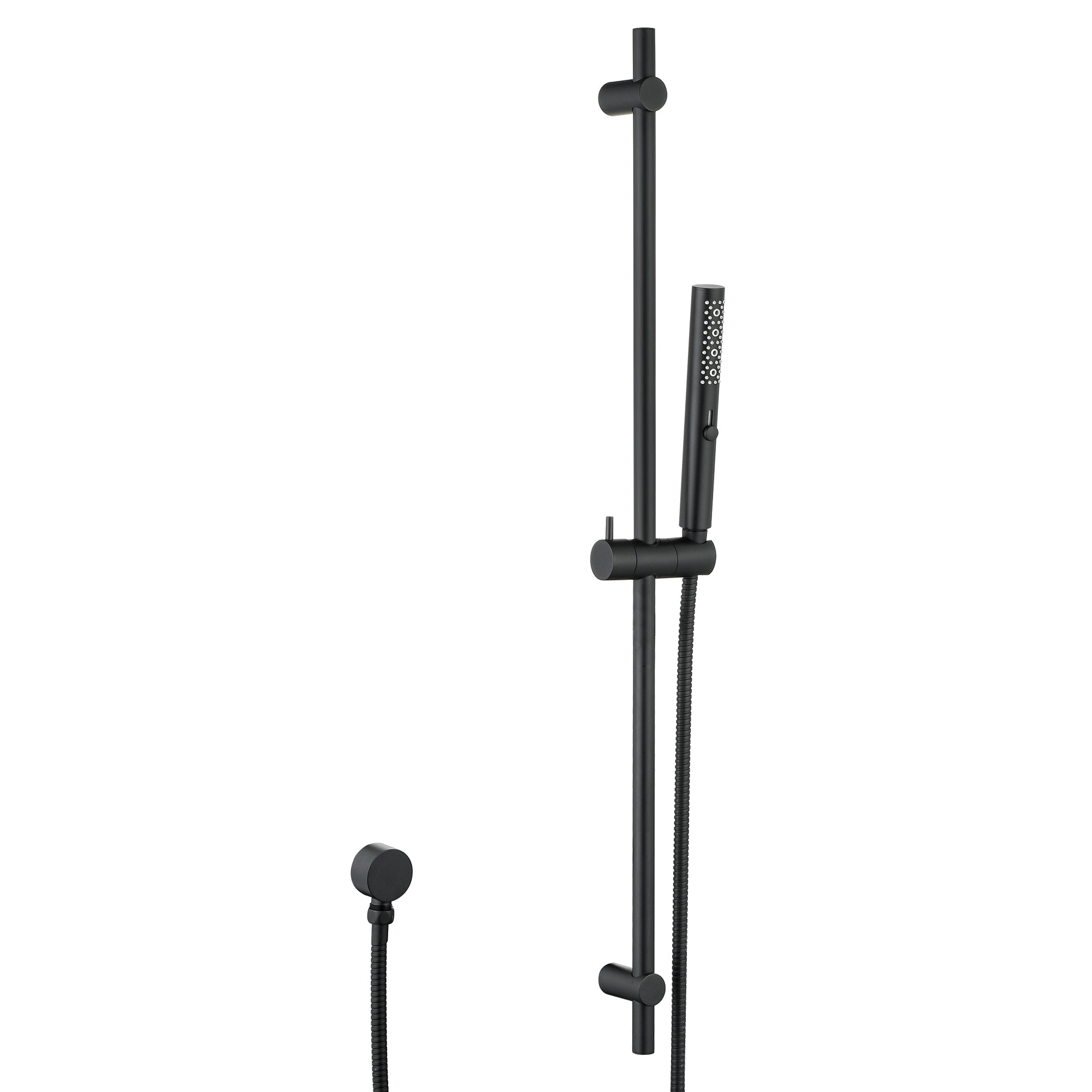 3-Function High Pressure Shower Slide Bar System, 35.4 Inch Shower Bar Slide Set, 70.8 Inch Stainless Steel Hose, TF00H1