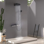3-Function Thermostatic Shower System with Simultaneous Flow Valve