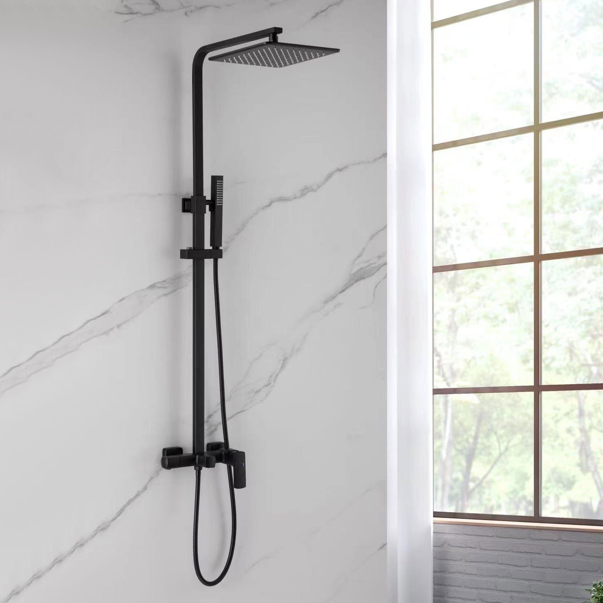 3-Spray Tub and Shower System with Hand Shower (Valve Included)