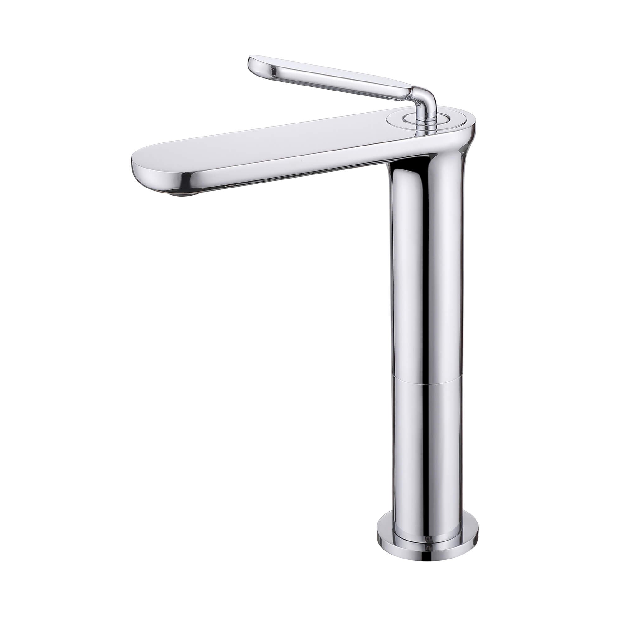 Minimalist Single Hole Single Handle Bathroom Faucet with removable aerator