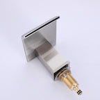 6-12'' Widespread Waterfall Bathroom Faucet with 304 Stainless Steel Storage Top