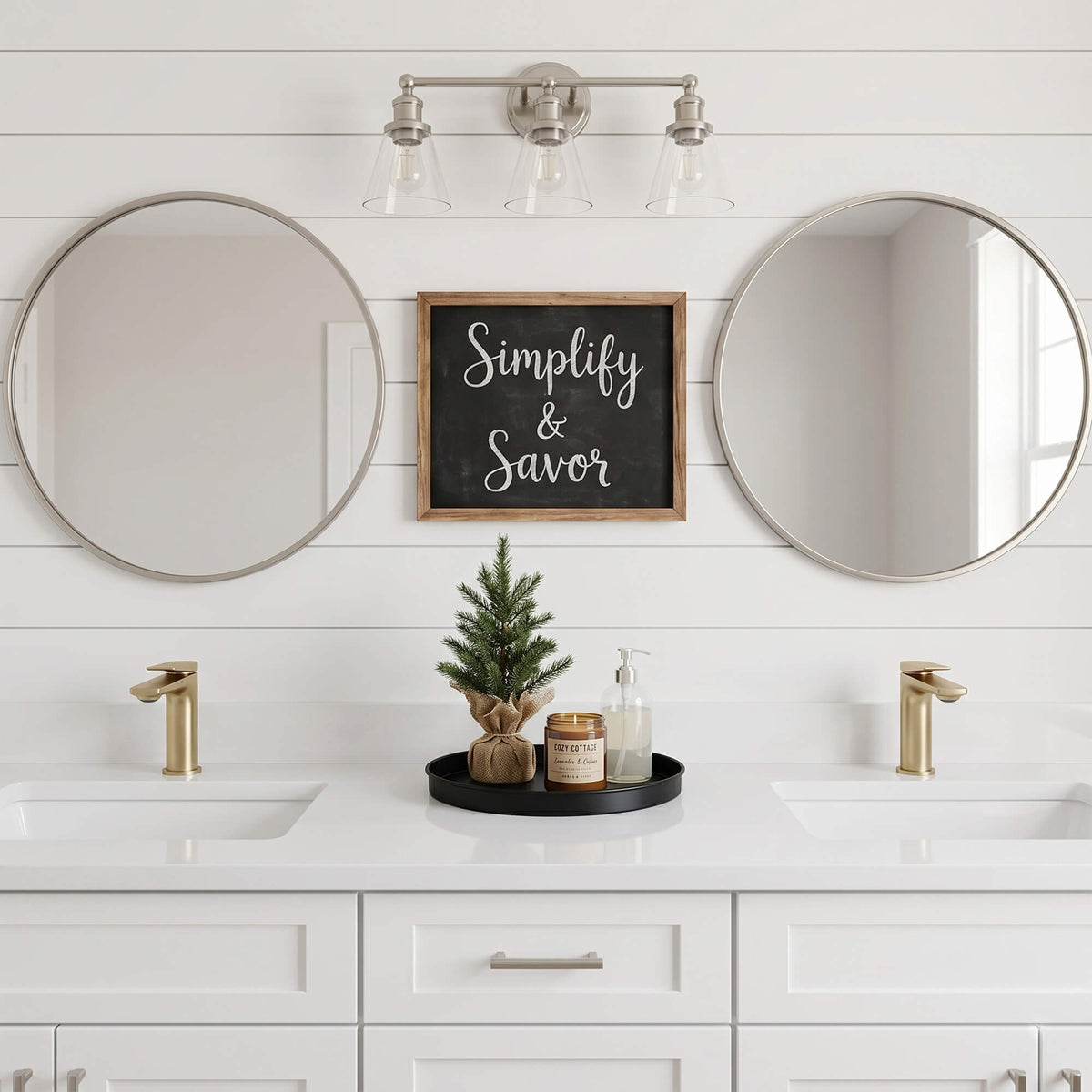 Modern Streamlined Flat-Spout Solid Brass Basin Faucet
