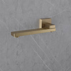 Concealed Tub Shower System with Fold-Away Tub Spout & 3-Function Hand Shower