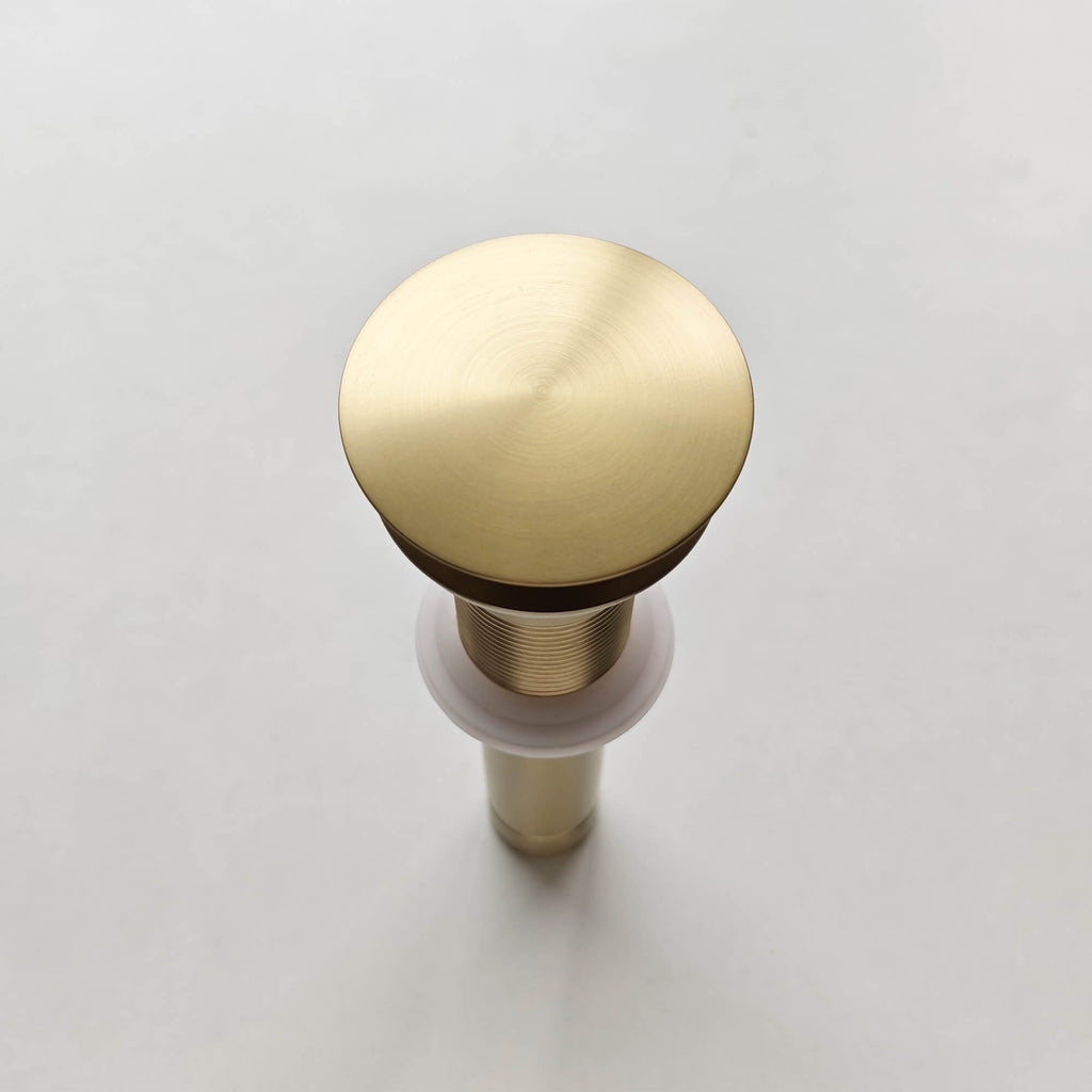 Wide‑Top Pop-Up Drain for Bathroom Sinks with Overflow