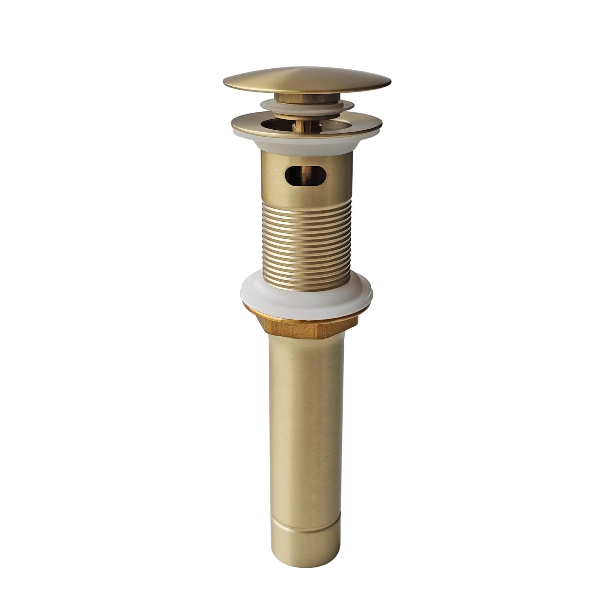 Wide‑Top Pop-Up Drain for Bathroom Sinks with Overflow