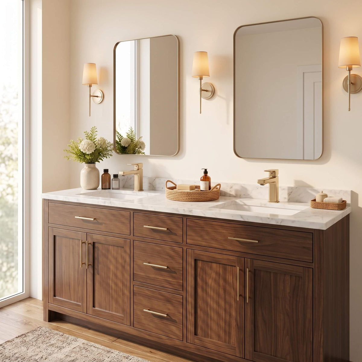 Modern Single-Hole Single-Handle Bathroom Sink Faucet