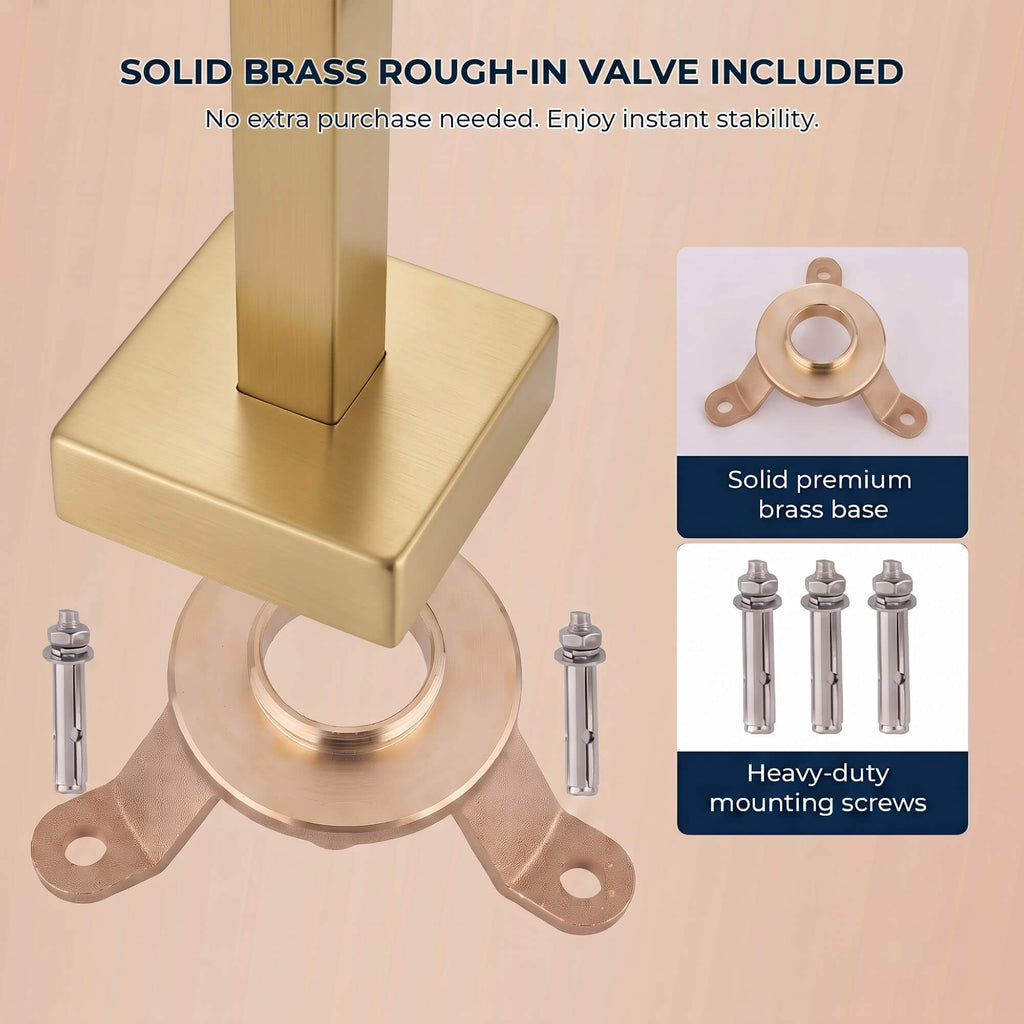 Fast-Filling Waterfall Freestanding Tub Faucet with Hand Shower