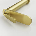 Minimalist Single Hole Single Handle Bathroom Faucet with removable aerator