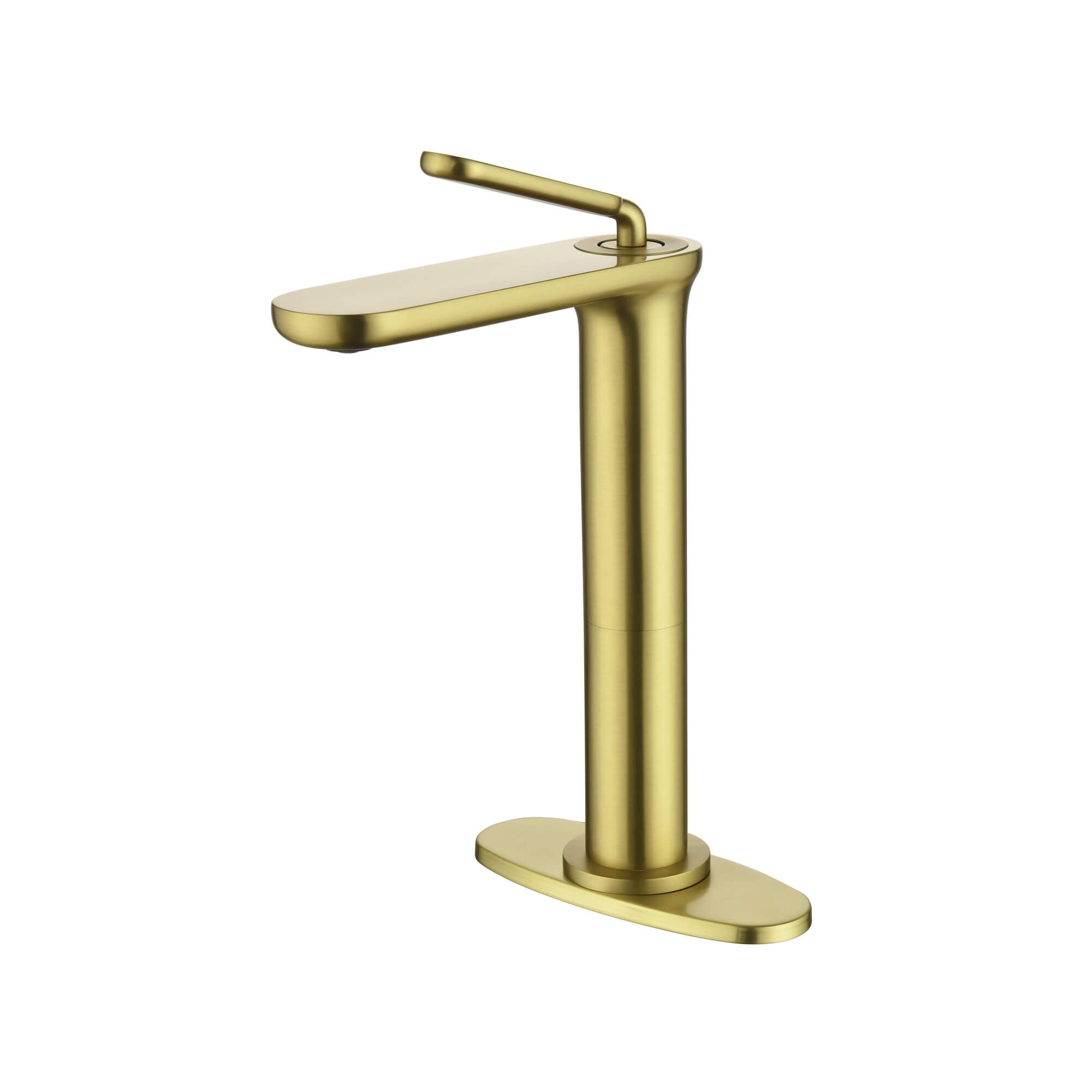 Minimalist Single Hole Single Handle Bathroom Faucet with removable aerator