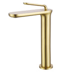 Minimalist Single Hole Single Handle Bathroom Faucet with removable aerator