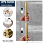 Multi-Functional Embedded Shower System Set with Piano Key Buttons and Integrated Storage Shelf