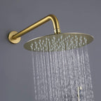 Minimalist  Pressure-Balanced Dual-Head Shower System with Swivel Rain Head