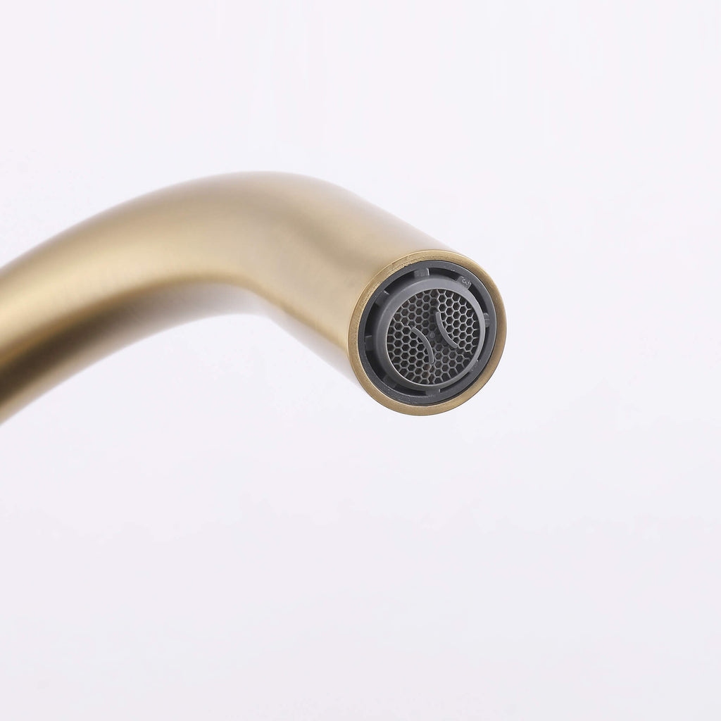 316 Stainless Steel Gooseneck Freestanding Tub Faucet with Thermostatic Control & High-Flow Spout