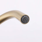 316 Stainless Steel Gooseneck Freestanding Tub Faucet with Thermostatic Control & High-Flow Spout
