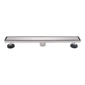 2-in-1 Dual-Cover Linear Drain with Removable Hair Strainer
