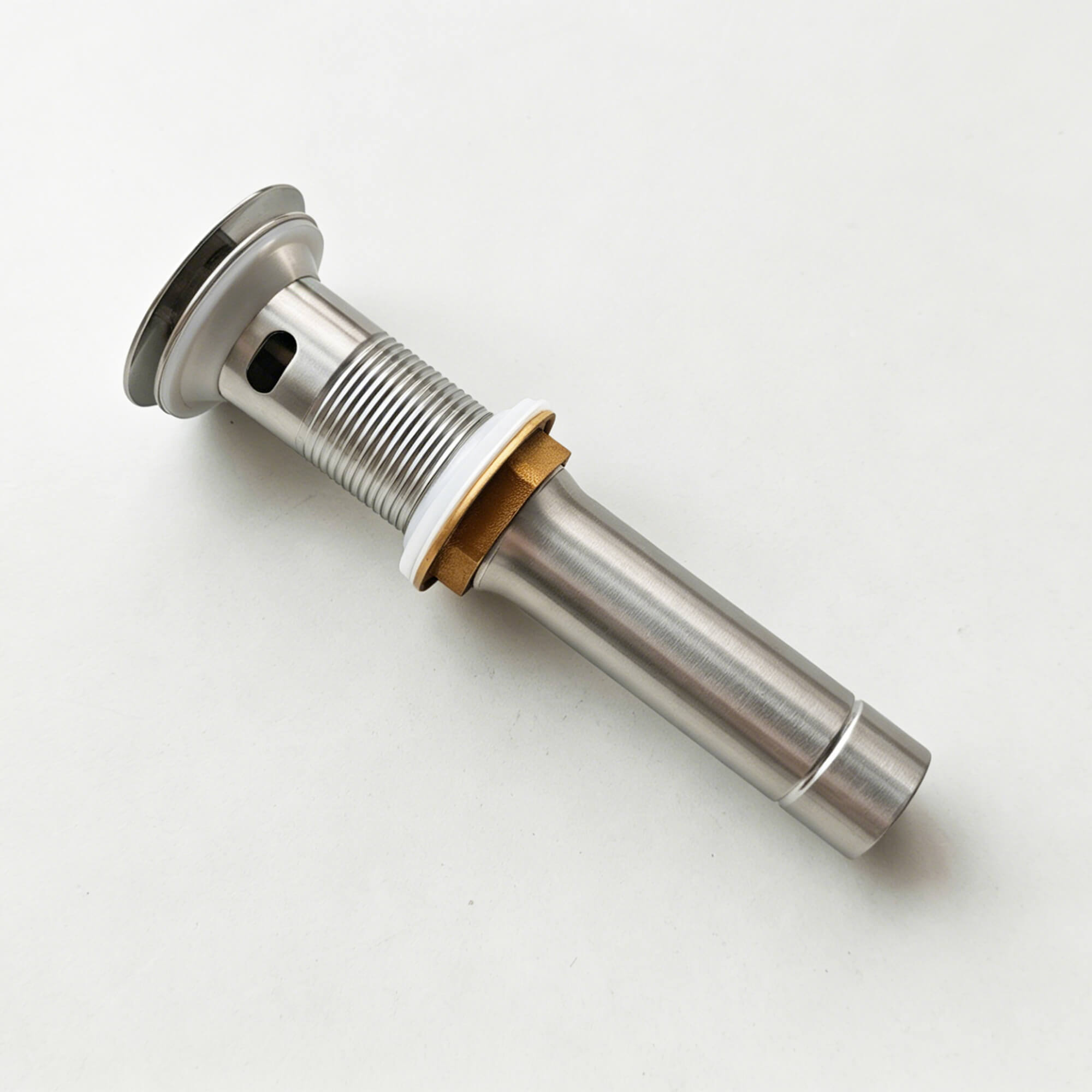 Wide‑Top Pop-Up Drain for Bathroom Sinks with Overflow