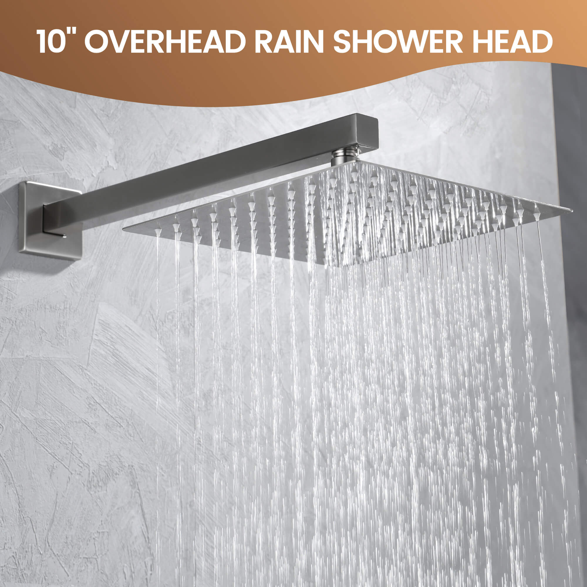 Luxury 3-Head Multi-Function Concealed Spa Shower System