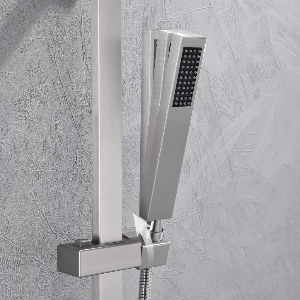 Luxury 3-Head Multi-Function Concealed Spa Shower System