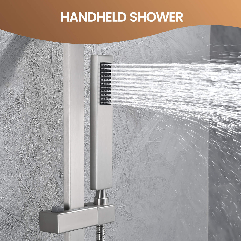 Luxury 3-Head Multi-Function Concealed Spa Shower System