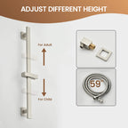 Luxury 3-Head Multi-Function Concealed Spa Shower System