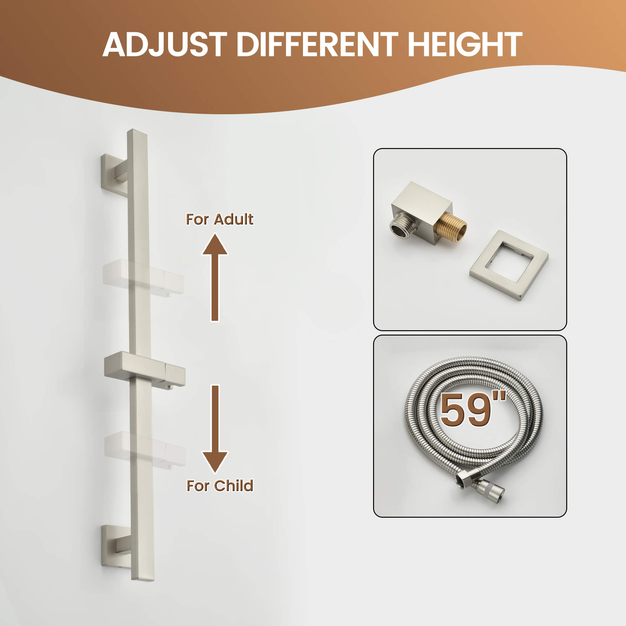 Luxury 3-Head Multi-Function Concealed Spa Shower System