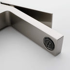 Minimalist Single-Handle Basin Faucet with Crisp Geometric Profiles