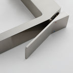 Minimalist Single-Handle Basin Faucet with Crisp Geometric Profiles