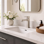 Modern Single-Hole Single-Handle Bathroom Sink Faucet