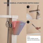Fast-Filling Waterfall Freestanding Tub Faucet with Hand Shower
