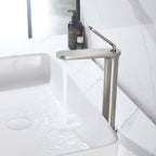 Minimalist Single Hole Single Handle Bathroom Faucet with removable aerator