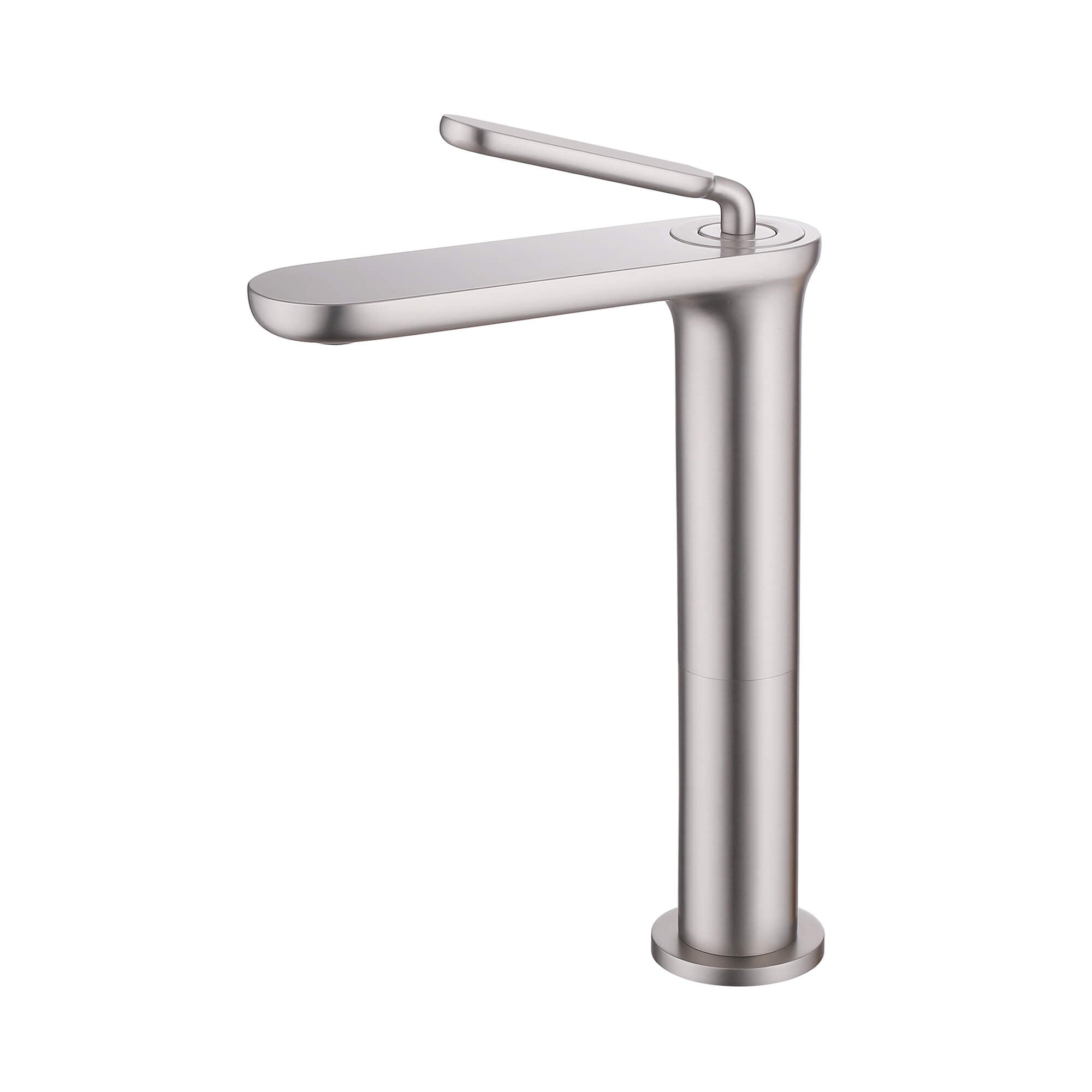 Minimalist Single Hole Single Handle Bathroom Faucet with removable aerator