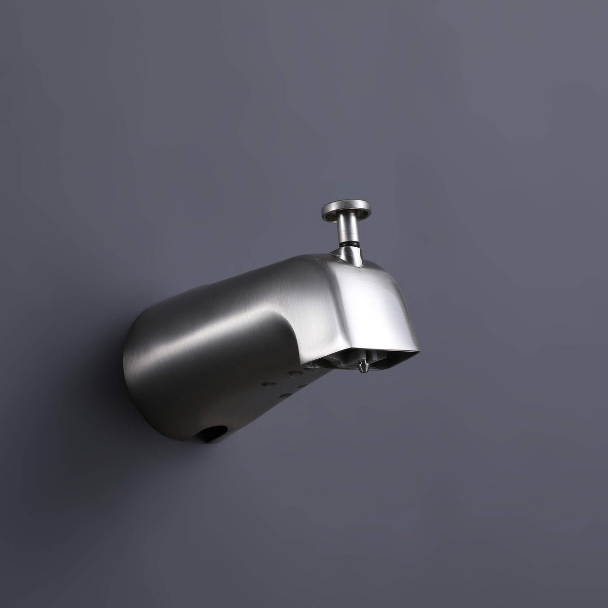 Modern Round Rain Shower System with 5-Function Spray and Integrated Tub Spout