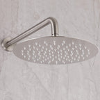 Minimalist  Pressure-Balanced Dual-Head Shower System with Swivel Rain Head