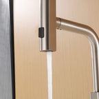 Smart Kitchen Faucet with Temperature Display & 3-Function Pull-Out Sprayer
