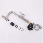 Smart Kitchen Faucet with Temperature Display & 3-Function Pull-Out Sprayer
