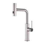Smart Kitchen Faucet with Temperature Display & 3-Function Pull-Out Sprayer