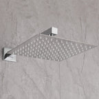 Concealed Tub Shower System with Fold-Away Tub Spout & 3-Function Hand Shower