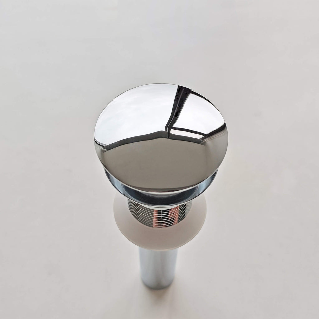 Wide‑Top Pop-Up Drain for Bathroom Sinks with Overflow