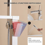Fast-Filling Waterfall Freestanding Tub Faucet with Hand Shower