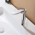 Minimalist Single Hole Single Handle Bathroom Faucet with removable aerator