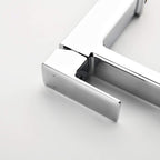 Modern Single Handle 1-Hole Sink Faucet with Graceful Forward Outpour