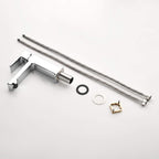 Modern Single Handle 1-Hole Sink Faucet with Graceful Forward Outpour