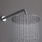 Minimalist  Pressure-Balanced Dual-Head Shower System with Swivel Rain Head