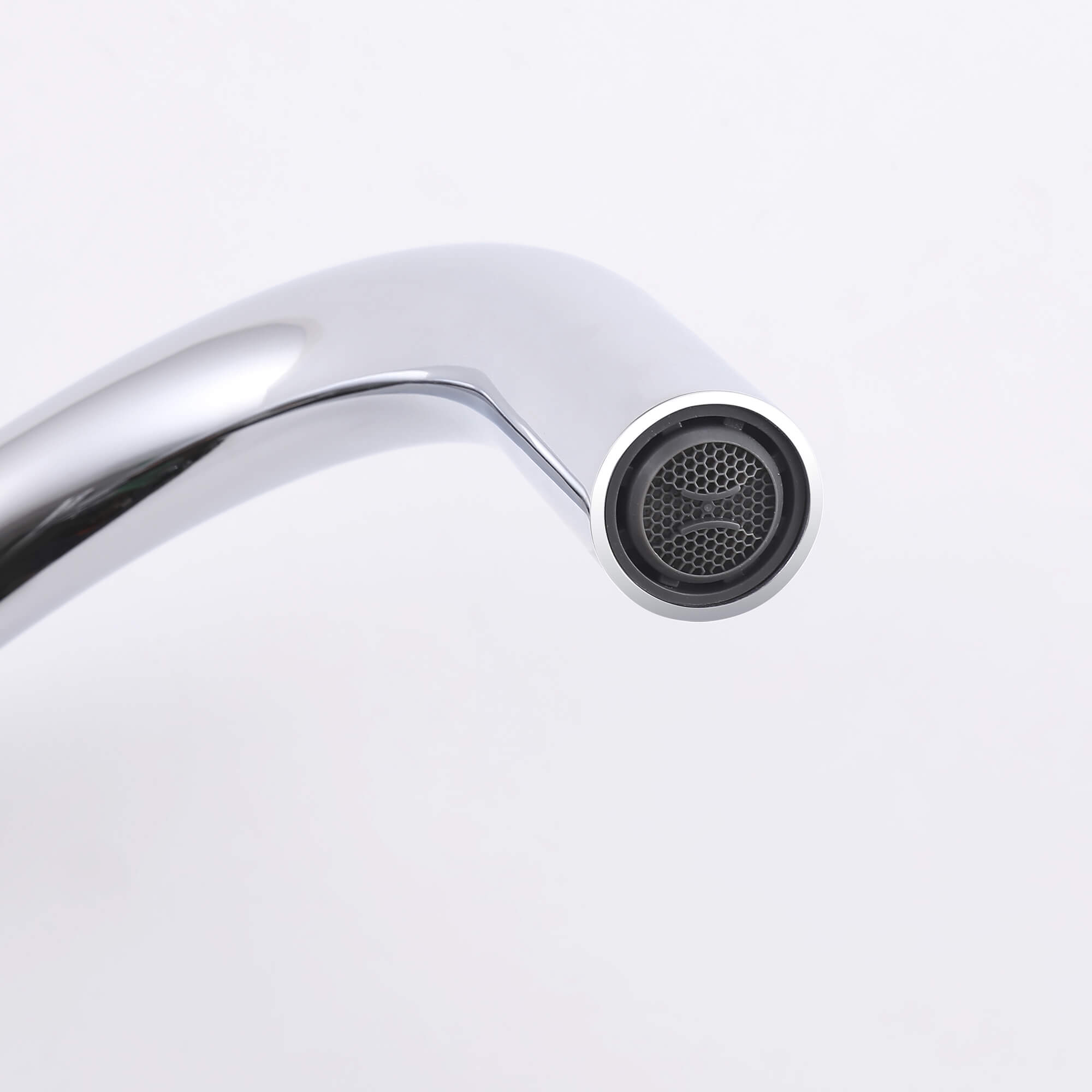 316 Stainless Steel Gooseneck Freestanding Tub Faucet with Thermostatic Control & High-Flow Spout