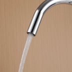 316 Stainless Steel Gooseneck Freestanding Tub Faucet with Thermostatic Control & High-Flow Spout