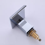 6-12'' Widespread Waterfall Bathroom Faucet with 304 Stainless Steel Storage Top