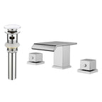 6-12'' Widespread Waterfall Bathroom Faucet with 304 Stainless Steel Storage Top